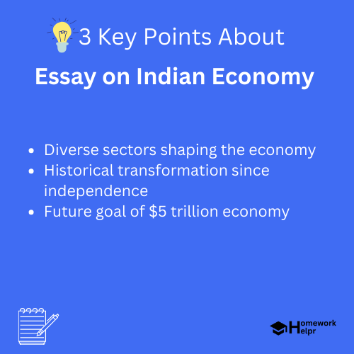 Essay on Indian Economy for Students and Children