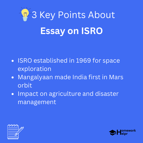 Essay on ISRO