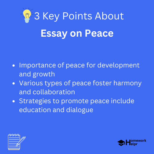 Essay on Peace