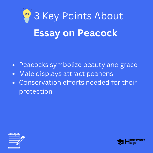 Essay on Peacock for Students and Children