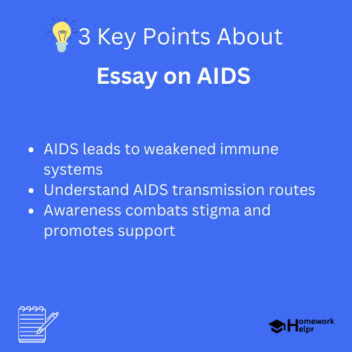 Essay on AIDS for Students and Children