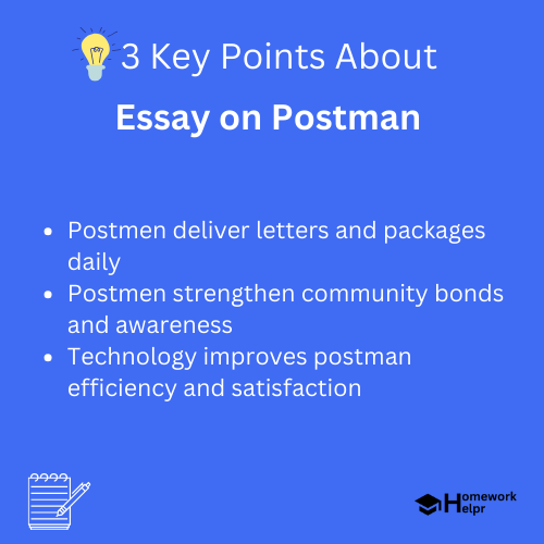 Essay on Postman for Students and Children