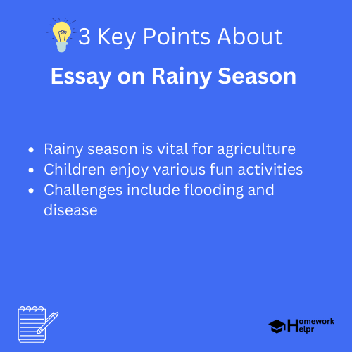 Essay on Rainy Season for Students and Children