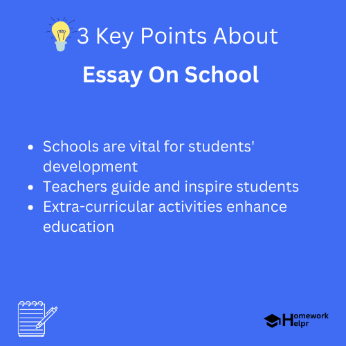 Essay On School for Students and Children