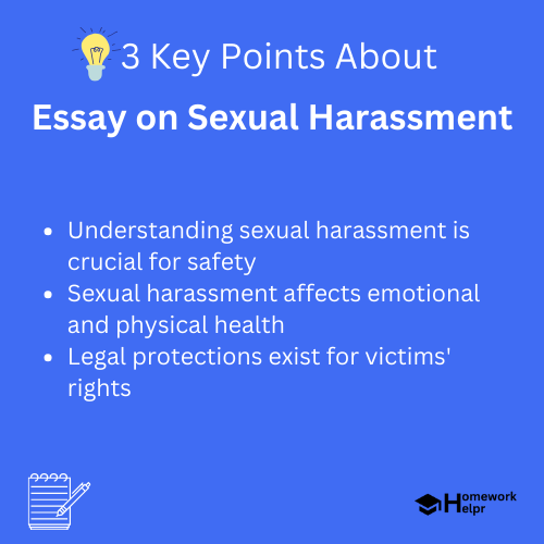 Essay on Sexual Harassment