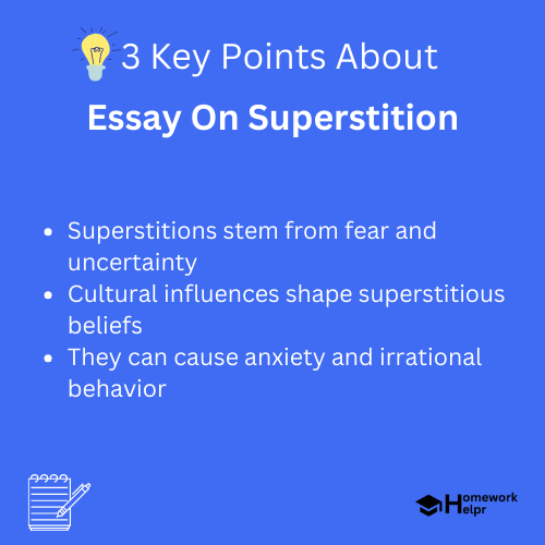 Essay On Superstition