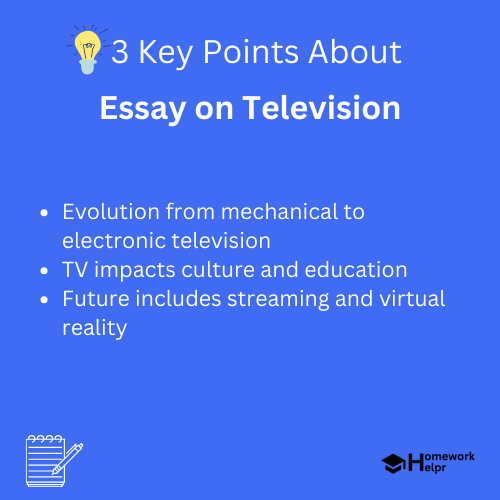 Essay on Television