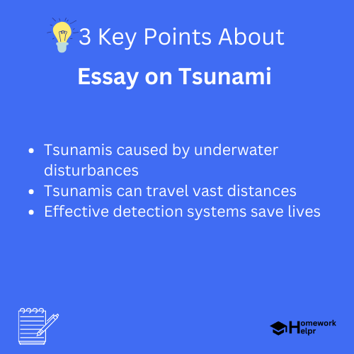 Essay on Tsunami for Students and Children