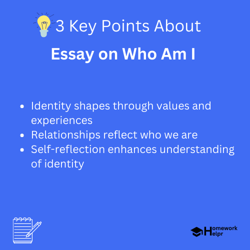 Essay on Who Am I for Students and Children