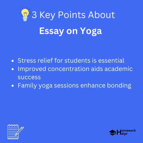 Essay on Yoga for Students and Children