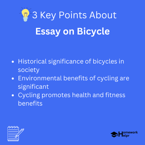 Essay on Bicycle