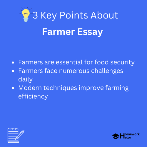 Farmer Essay for Students and Children