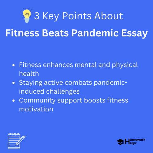 Fitness Beats Pandemic Essay