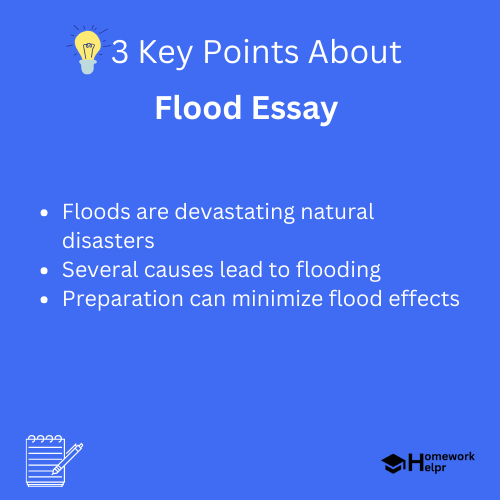 Flood Essay for Students and Children