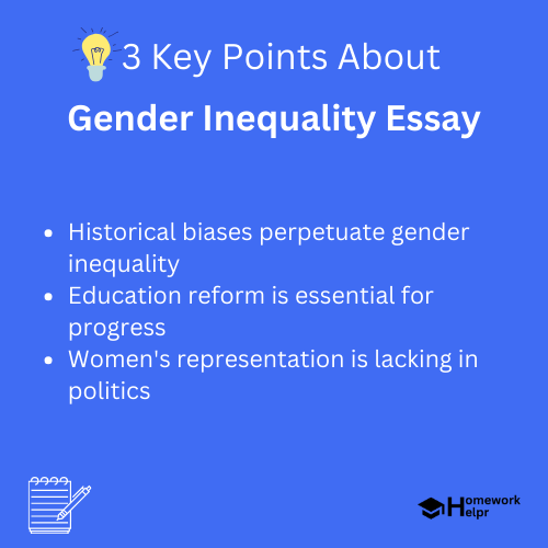 Gender Inequality Essay