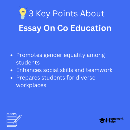 Essay On Co Education