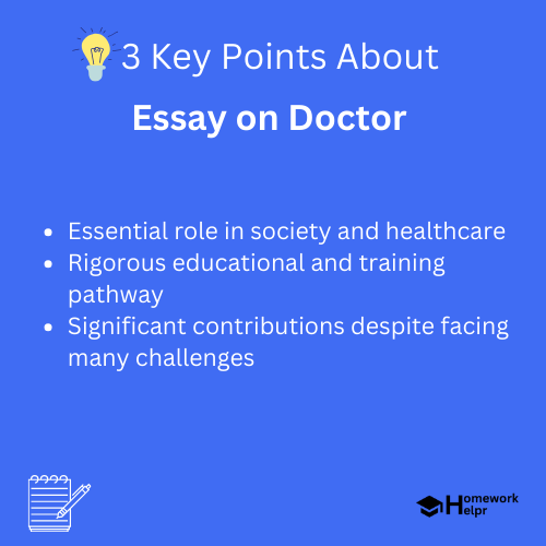 Essay on Doctor for Students and Children