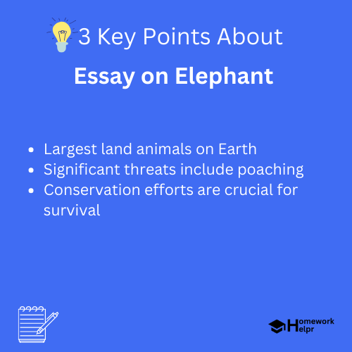 Essay on Elephant for Students and Children