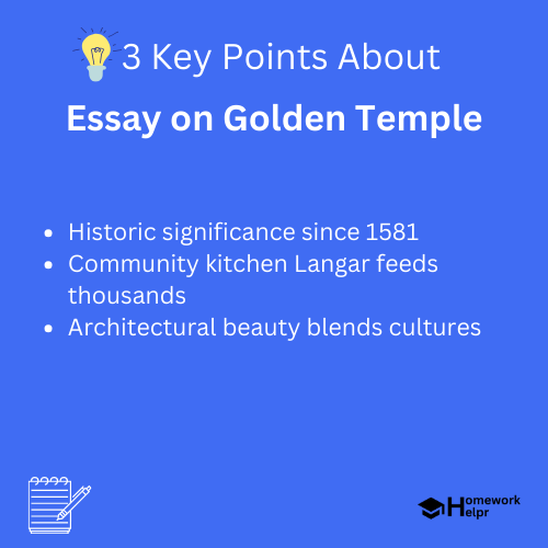 Essay on Golden Temple