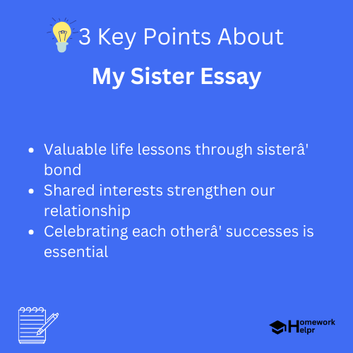 My Sister Essay