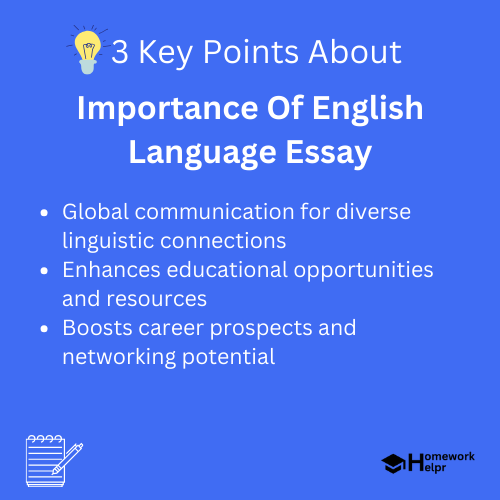 Importance Of English Language Essay