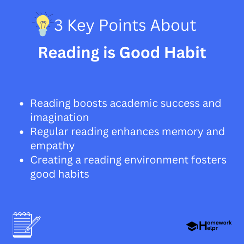 Reading is Good Habit for Students and Children