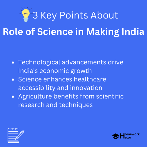 Role of Science in Making India for Students and Children