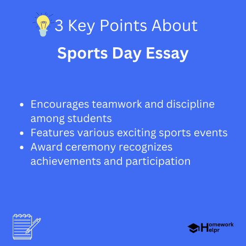 Sports Day Essay