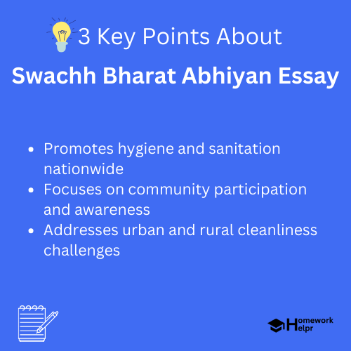 Swachh Bharat Abhiyan Essay