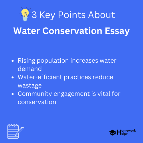 Water Conservation Essay