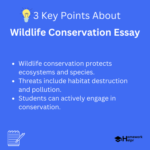 Wildlife Conservation Essay for Students and Children