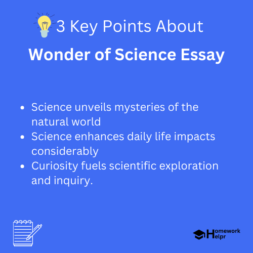 Wonder of Science Essay for Students and Children