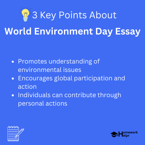 World Environment Day Essay for Students and Children