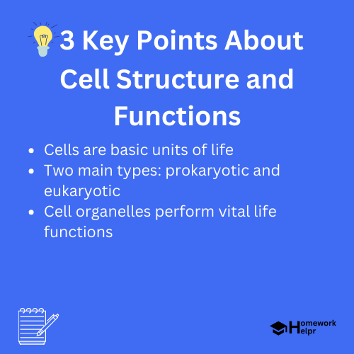 Cell Structure and Functions