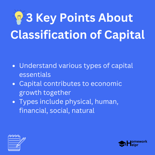 Classification of Capital