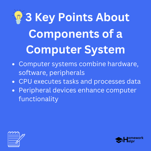 Components of a Computer System