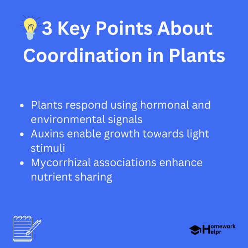 Coordination in Plants