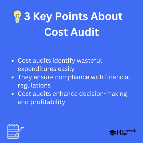 Cost Audit