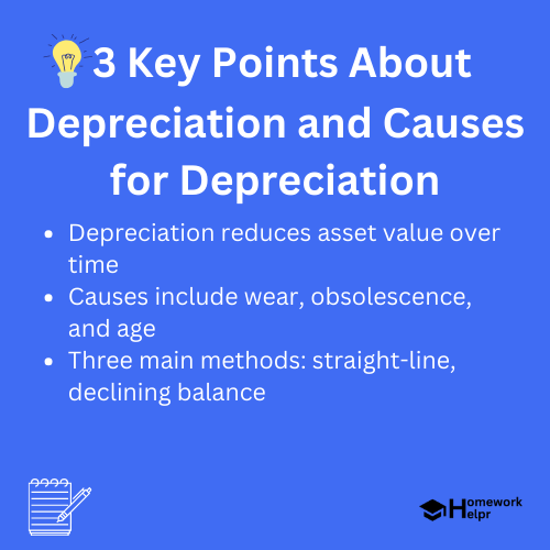 Depreciation and Causes for Depreciation