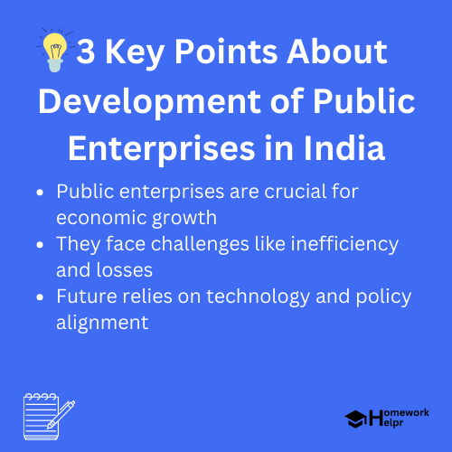 Development of Public Enterprises in India