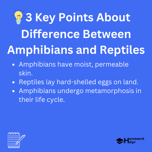 Difference Between Amphibians and Reptiles