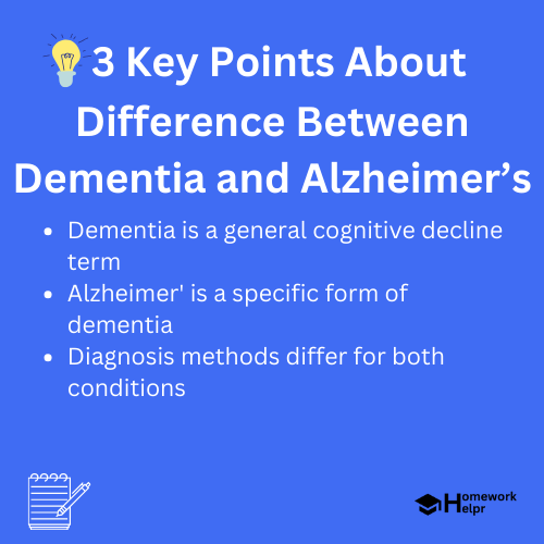 Difference Between Dementia and Alzheimer’s