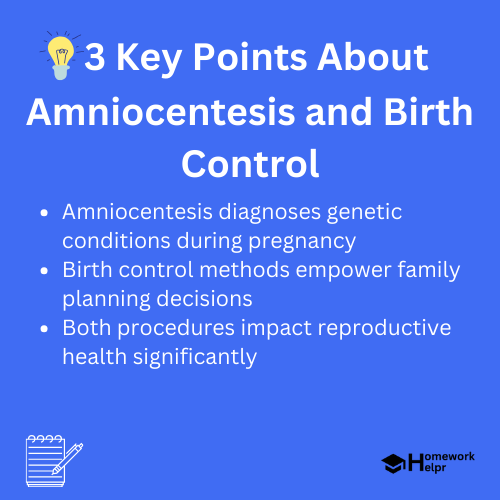 Amniocentesis and Birth Control