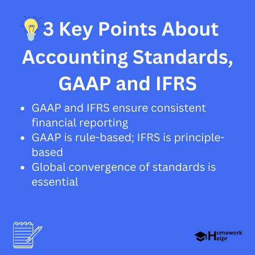 Accounting Standards, GAAP and IFRS