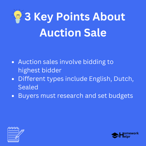 Auction Sale