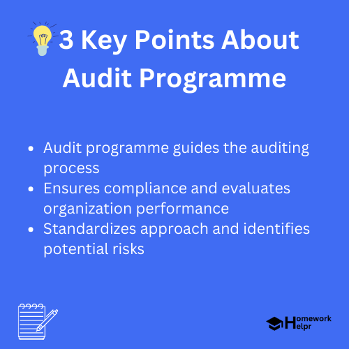 Audit Programme