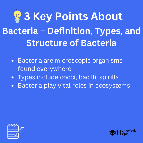 Bacteria – Definition, Types, and Structure of Bacteria