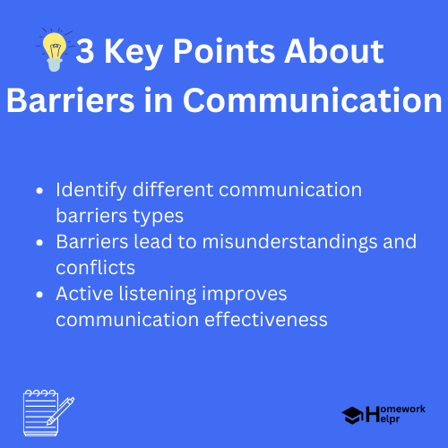 Barriers in Communication