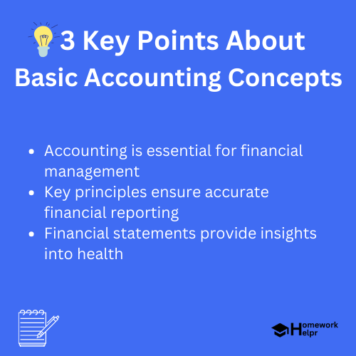 Basic Accounting Concepts