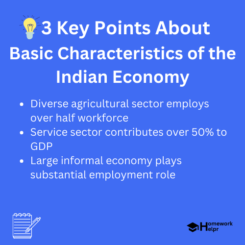 Basic Characteristics of the Indian Economy